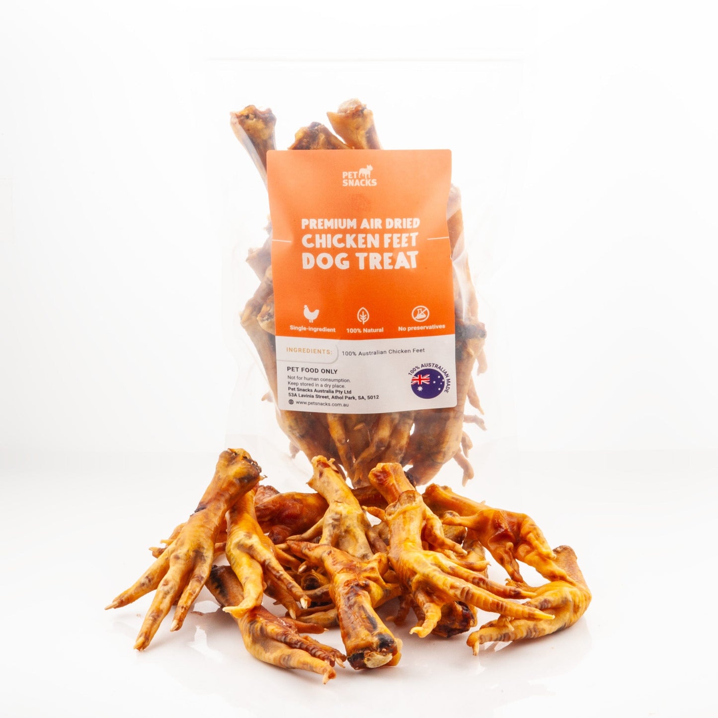 Premium Chicken Feet Chews Dog Treats Pet Snacks