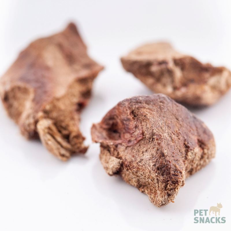 Raw Diced Beef Liver Treats Dog Treats Pet Snacks