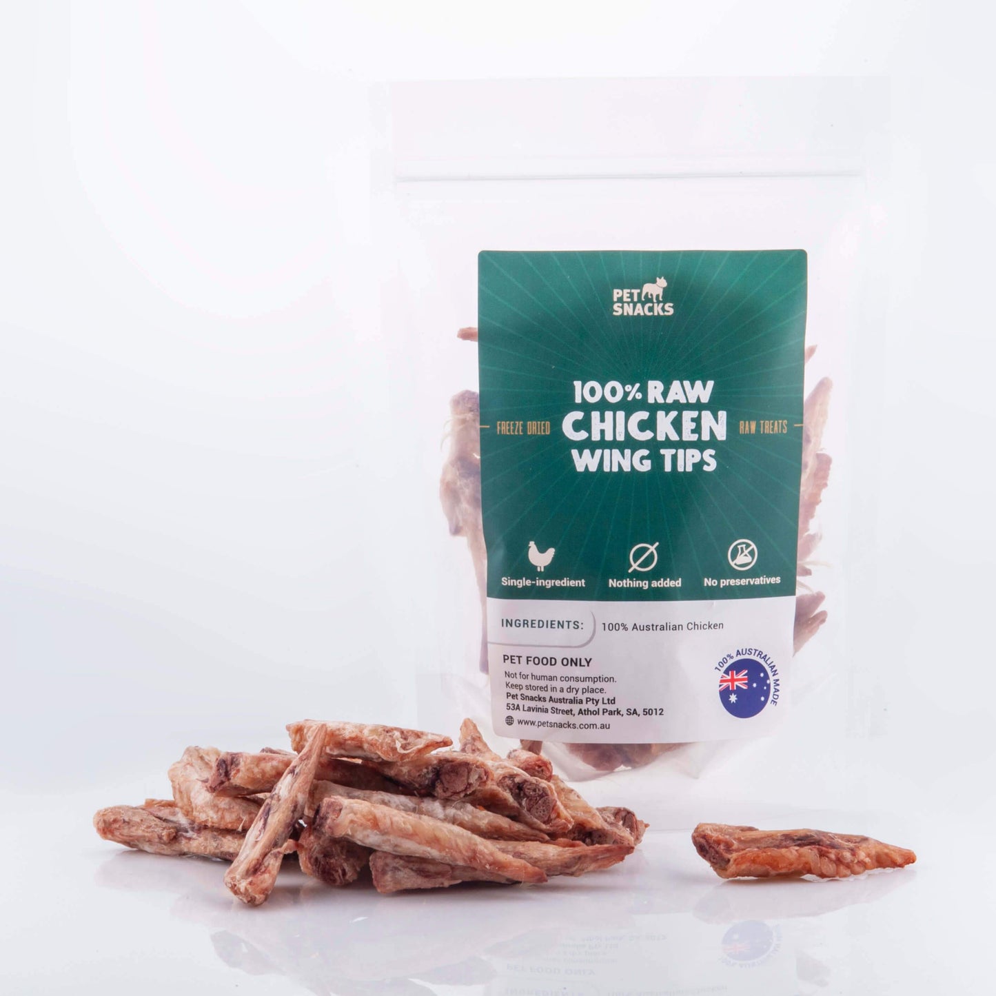 Raw Chicken Wing Tip Chews Pet Snacks
