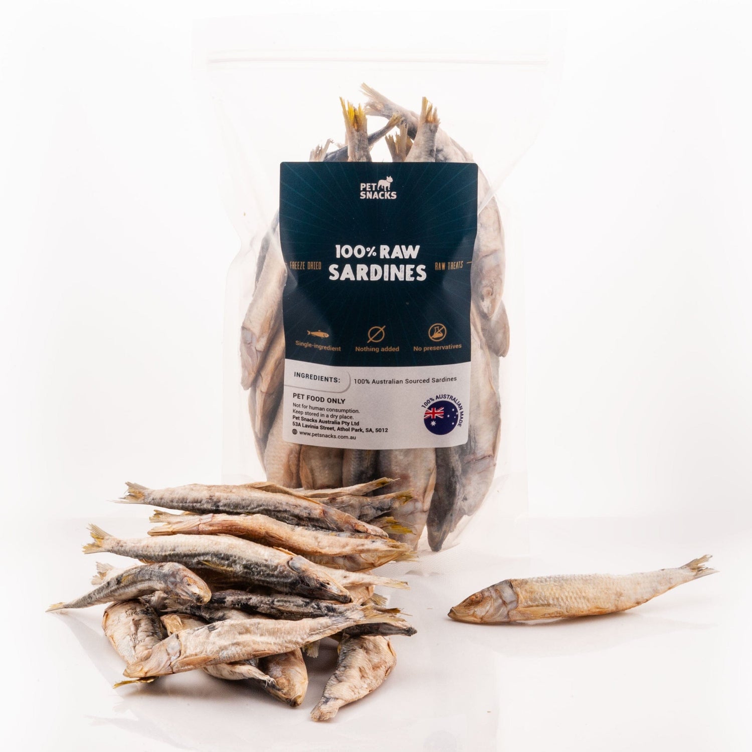 Raw Whole Sardine Treats Dog Treats Pet Snacks 