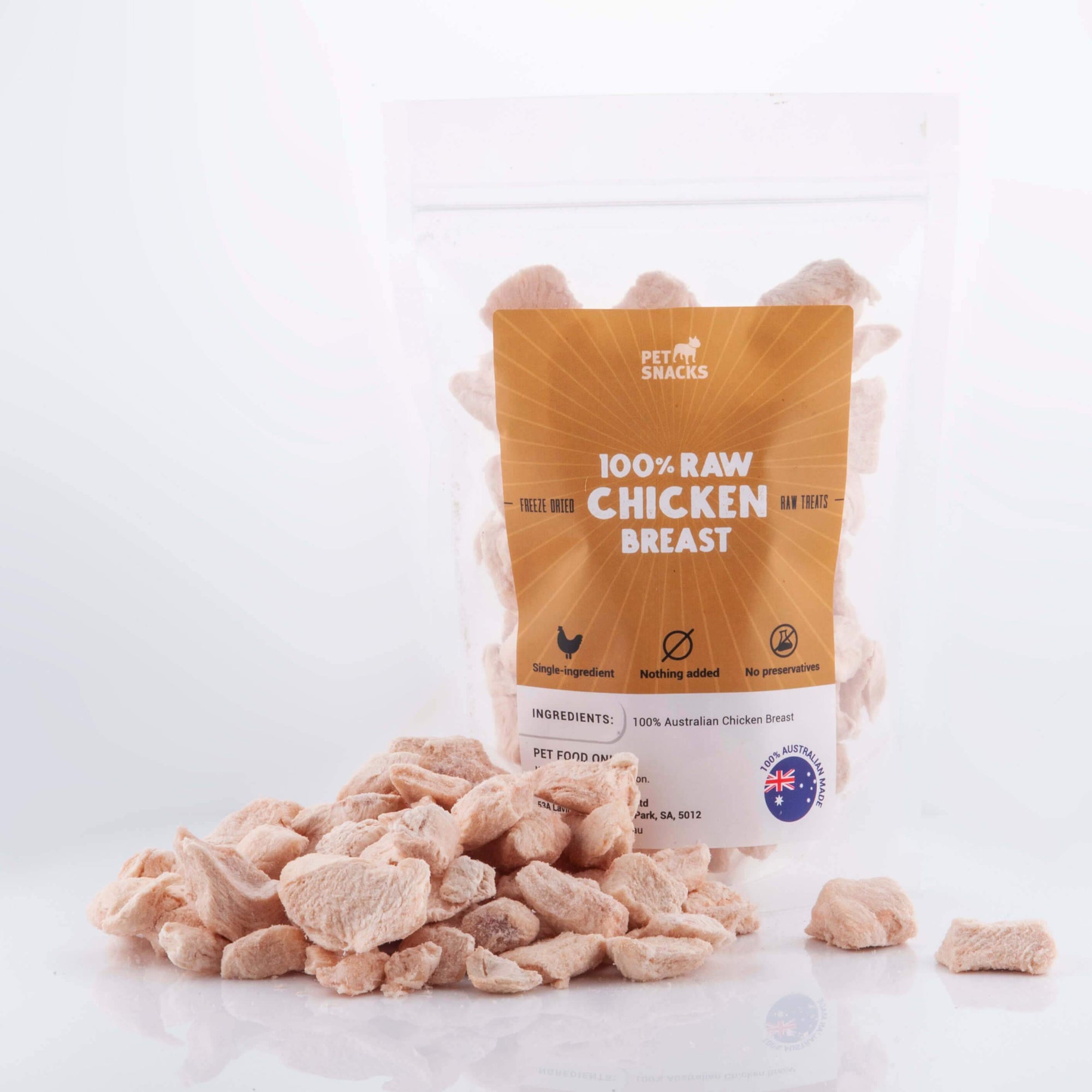 Raw Chicken Breast Treats Pet Snacks 