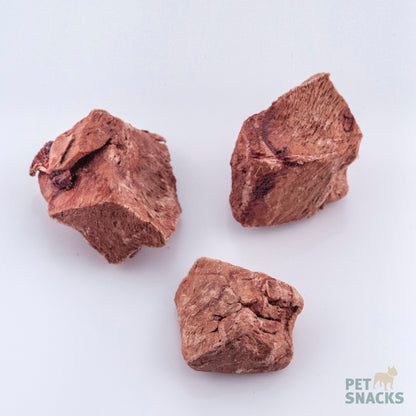 Raw Diced Roo Heart Treats Pet Snacks 